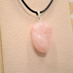 Pendentif en quartz rose | L'antre de la destinée