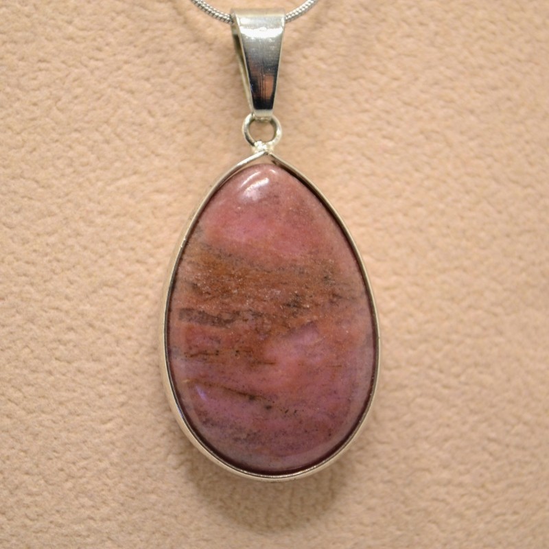 Pendentif en rhodochrosite | L'antre de la destinée