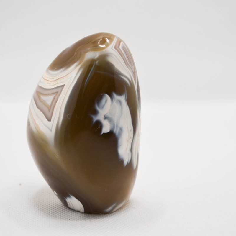 Forme libre en agate grise | L'antre de la destinée Forme libre en agate grise | L'antre de la destinée