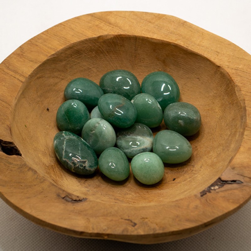 Pierre roulée d'aventurine verte | L'antre de la destinée Pierre roulée d'aventurine verte | L'antre de la destinée