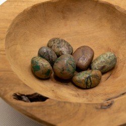 Pierre roulée de chrysocolle | L'antre de la destinée