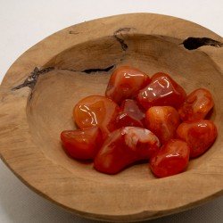 Pierre roulée de cornaline | L'antre de la destinée