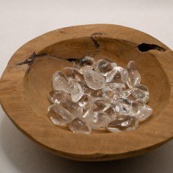 Pierre roulée de cristal de roche | L'antre de la destinée