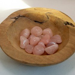 Pierre roulée de quartz rose | L'antre de la destinée