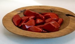 Pierre roulée de jaspe rouge | L'antre de la destinée