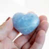 Coeur en calcite bleue | L'antre de la destinée