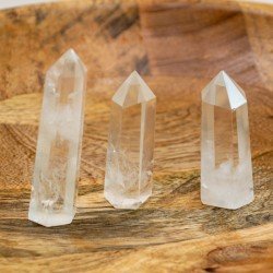 Pointe en cristal de roche | L'antre de la destinée
