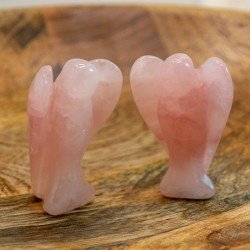 Ange en quartz rose | L'antre de la destinée