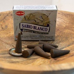 Encens cônes sauge blanche – L’Antre de la Destinée