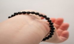Bracelet en obsidienne oeil céleste | L'antre de la destinée