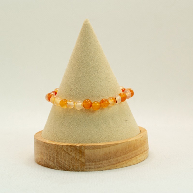 Bracelet boules 6mm - Cornaline | L'antre de la destinée Bracelet boules 6mm - Cornaline | L'antre de la destinée