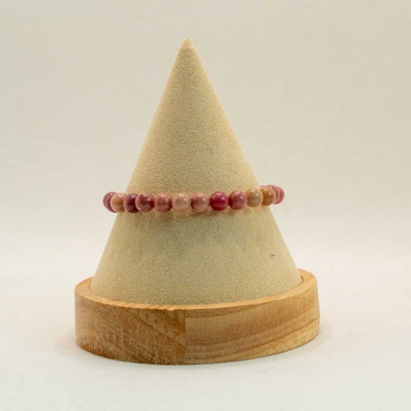 Bracelet boules 6mm - Rhodonite | L'antre de la destinée