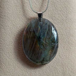 Pendentif - Labradorite violette | L'antre de la destinée