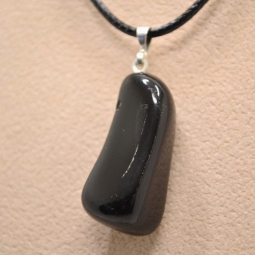 Pendentif - Obsidienne noire