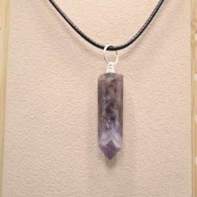 122 Pendentif - Pointe en améthyste