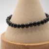 Bracelet boules 6mm - Obsidienne oeil céleste