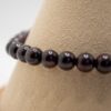 Bracelet boules 6mm - Grenat