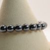 337 Bracelet boules 8mm - Hématite