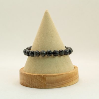 Bracelet boules 6mm - Gabbro