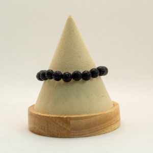 Bracelet boules 8mm - Pierre de lave