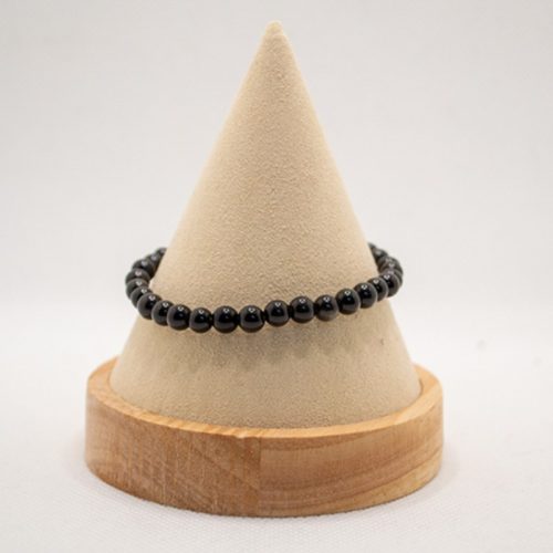 Bracelet boules 6mm - Obsidienne oeil céleste