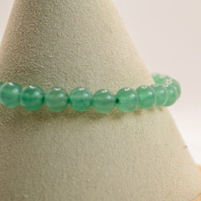 315 Bracelet boules 6mm - Aventurine verte