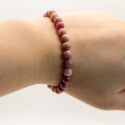 330 Bracelet boules 6mm - Rhodonite