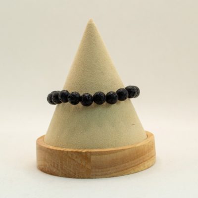 Bracelet boules 8mm - Pierre de lave