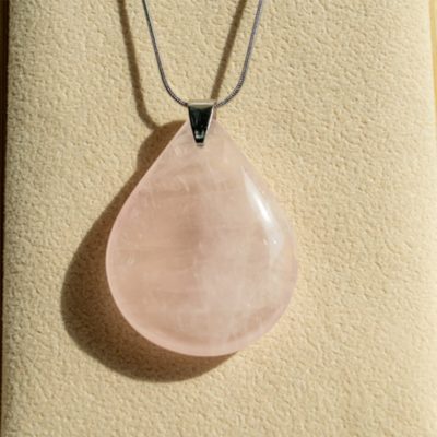 Pendentif - Quartz rose