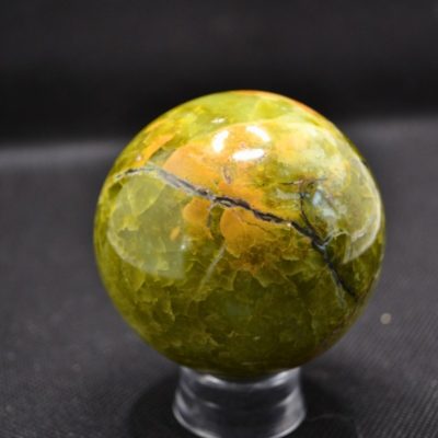 Sphère 60 à 70 mm - Opale verte