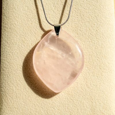 Pendentif - Quartz rose